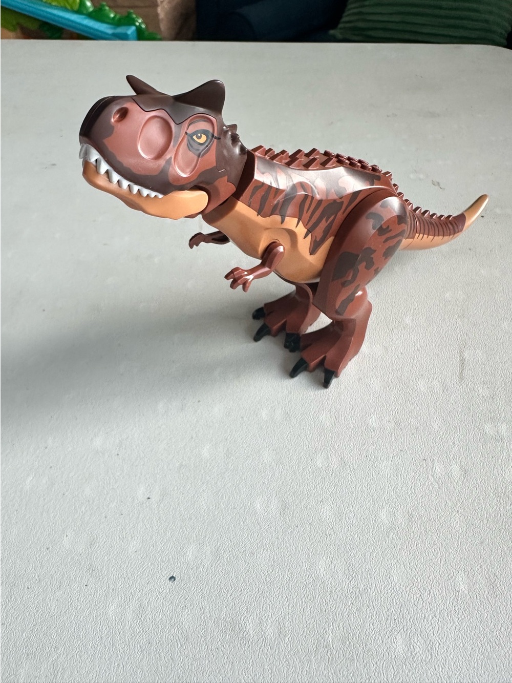 LEGO Jurassic World Carnotaurus dinosaur brown figure poseable replacement 2010